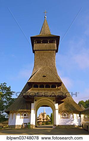 "Wooden church of the Orthodox monastery of Barsana, Maramures, Transylvania, Romania, Europe" View Large Photo Image Stock Photo - "Wooden church of the Orthodox monastery of Barsana, Maramures, Transylvania, Romania, Europe". Fotosearch