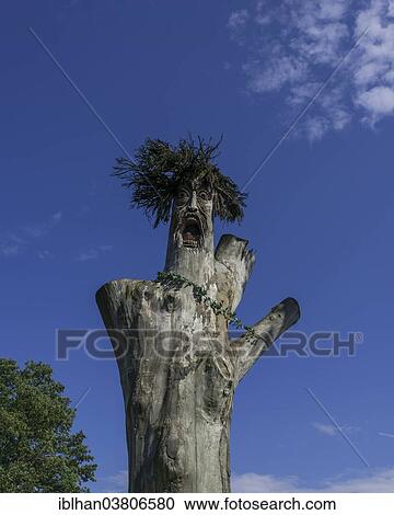 "Wooden figure, Mazurski Eden or Masurian Garden of Eden, reconstruction of Galindian culture, Gmina Ruciane-Nida, Warmian-Masurian Voivodeship, Poland, Europe" View Large Photo Image Stock Image - "Wooden figure, Mazurski Eden or Masurian Garden of Eden, reconstruction of Galindian culture, Gmina Ruciane-Nida, Warmian-Masurian Voivodeship, Poland, Europe". Fotosearch
