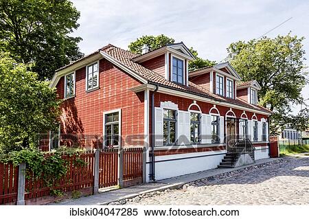 "Wooden house, Kipsala, Riga, Latvia, Europe" View Large Photo Image Stock Photography - "Wooden house, Kipsala, Riga, Latvia, Europe". Fotosearch