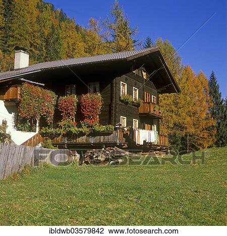 "Wooden house, Ulten Valley, St. Gertraud, South Tyrol province, Trentino-Alto Adige, Italy, Europe" View Large Photo Image Stock Image - "Wooden house, Ulten Valley, St. Gertraud, South Tyrol province, Trentino-Alto Adige, Italy, Europe". Fotosearch