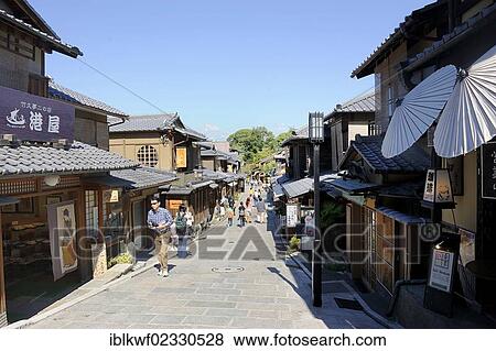 "Wooden houses in the pedestrian zone, historic district, Kyoto, Japan, East Asia, Asia" View Large Photo Image Stock Photo - "Wooden houses in the pedestrian zone, historic district, Kyoto, Japan, East Asia, Asia". Fotosearch