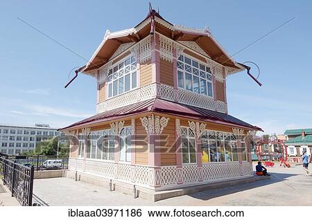 "Wooden log house, historic city center, Irkutsk, Siberia, Russia, Europe" View Large Photo Image Stock Photograph - "Wooden log house, historic city center, Irkutsk, Siberia, Russia, Europe". Fotosearch