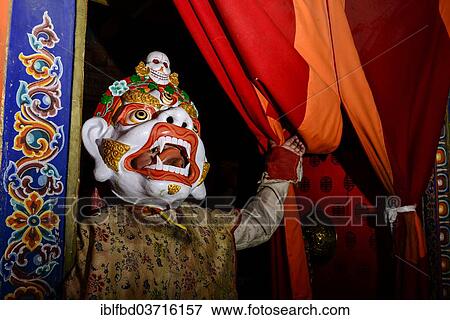 "Wooden mask used by monks for ritual dances during Hemis Festival, Hemis, Ladakh, Jammu and Kashmir, India, Asia" View Large Photo Image Stock Photo - "Wooden mask used by monks for ritual dances during Hemis Festival, Hemis, Ladakh, Jammu and Kashmir, India, Asia". Fotosearch