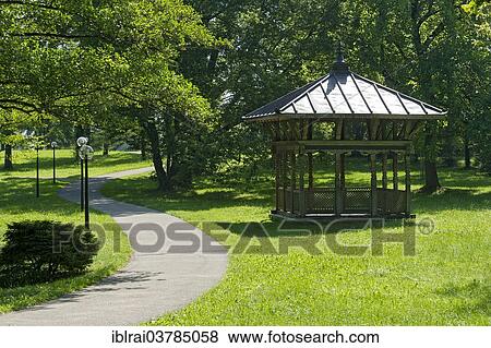 "Wooden pavilion, park of the Museum der Phantasie museum, Bernried on Lake Starnberg, Upper Bavaria, Bavaria, Germany, Europe" View Large Photo Image Stock Photo - "Wooden pavilion, park of the Museum der Phantasie museum, Bernried on Lake Starnberg, Upper Bavaria, Bavaria, Germany, Europe". Fotosearch