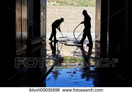 "Workers cleaning a hall, Jenbach, Schwaz District, North Tirol, Tirol, Austria, Europe" View Large Photo Image Stock Photograph - "Workers cleaning a hall, Jenbach, Schwaz District, North Tirol, Tirol, Austria, Europe". Fotosearch