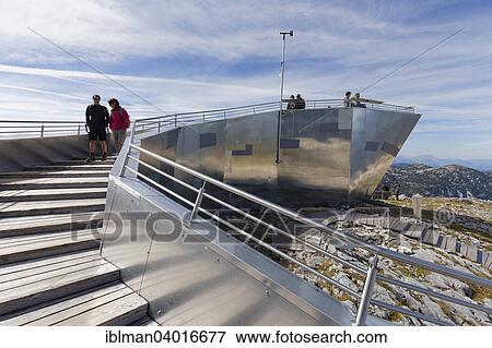 "World Heritage Spiral on Krippenstein mountain, Dachstein Mountains, Obertraun, UNESCO World Heritage Site Hallstatt-Dachstein, Salzkammergut, Upper Austria, Austria, Europe" View Large Photo Image Stock Photo - "World Heritage Spiral on Krippenstein mountain, Dachstein Mountains, Obertraun, UNESCO World Heritage Site Hallstatt-Dachstein, Salzkammergut, Upper Austria, Austria, Europe". Fotosearch