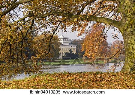 "Worlitzer Park, Worlitz Castle, autumn, Worlitz, Saxony-Anhalt, Germany, Europe" View Large Photo Image Stock Photography - "Worlitzer Park, Worlitz Castle, autumn, Worlitz, Saxony-Anhalt, Germany, Europe". Fotosearch