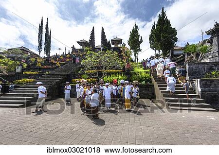 "Worshippers gathering at the sacred temple of Pura Penetaran Agung Besakih, Balinese Hinduism, Banjar Besakih, Bali, Indonesia, Asia" View Large Photo Image Stock Photo - "Worshippers gathering at the sacred temple of Pura Penetaran Agung Besakih, Balinese Hinduism, Banjar Besakih, Bali, Indonesia, Asia". Fotosearch
