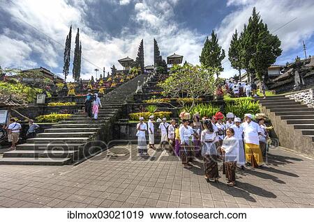 "Worshippers gathering at the sacred temple of Pura Penetaran Agung Besakih, Balinese Hinduism, Banjar Besakih, Bali, Indonesia, Asia" View Large Photo Image Stock Photo - "Worshippers gathering at the sacred temple of Pura Penetaran Agung Besakih, Balinese Hinduism, Banjar Besakih, Bali, Indonesia, Asia". Fotosearch