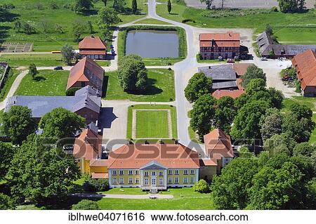 "Wotersen Castle, known through the German television series Das Erbe der Guldenburgs, aerial view, Roseburg, Schleswig-Holstein, Germany, Europe" View Large Photo Image Stock Photograph - "Wotersen Castle, known through the German television series Das Erbe der Guldenburgs, aerial view, Roseburg, Schleswig-Holstein, Germany, Europe". Fotosearch