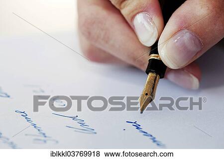 Stock Photo - Writing a love letter. Fotosearch