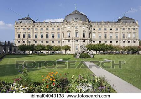 "Wurzburg Residence with the Court Gardens, UNESCO World Heritage Site, Wurzburg, Franconia, Bavaria, Germany, Europe" View Large Photo Image Stock Photo - "Wurzburg Residence with the Court Gardens, UNESCO World Heritage Site, Wurzburg, Franconia, Bavaria, Germany, Europe". Fotosearch