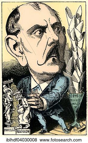 "Xavier Henri Aymon Perrin, Count of Montepin, a popular French novelist, political caricature, 1882, by Alphonse Hector Colomb pseudonym B. Moloch, a French caricaturist" View Large Photo Image Stock Photo - "Xavier Henri Aymon Perrin, Count of Montepin, a popular French novelist, political caricature, 1882, by Alphonse Hector Colomb pseudonym B. Moloch, a French caricaturist". Fotosearch