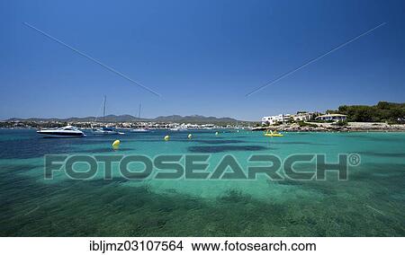 "Yachts at Platja S'Arenal beach, Portocolom, Mallorca, Majorca, Balearic Islands, Spain, Europe" View Large Photo Image Picture - "Yachts at Platja S'Arenal beach, Portocolom, Mallorca, Majorca, Balearic Islands, Spain, Europe". Fotosearch
