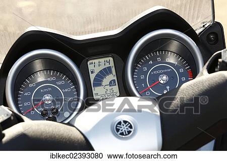 "Yamaha X-Max 250 motor scooter, instruments" View Large Photo Image Stock Image - "Yamaha X-Max 250 motor scooter, instruments". Fotosearch