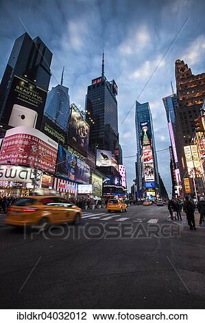 "Yellow cabs in Times Square, junction of Broadway and Seventh Avenue, Manhattan, New York, United States, North America" View Large Photo Image Stock Image - "Yellow cabs in Times Square, junction of Broadway and Seventh Avenue, Manhattan, New York, United States, North America". Fotosearch