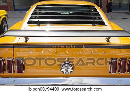 "Yellow Ford Mustang, England, Great Britain" View Large Photo Image Stock Photo - "Yellow Ford Mustang, England, Great Britain". Fotosearch