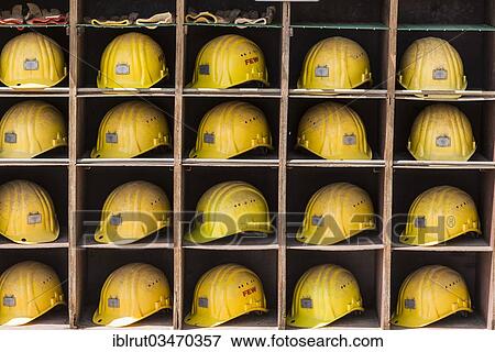 "Yellow helmets for visitors of a silver mine, Schauinsland, near Freiburg im Breisgau, Baden-Wurttemberg, Germany, Europe" View Large Photo Image Stock Photo - "Yellow helmets for visitors of a silver mine, Schauinsland, near Freiburg im Breisgau, Baden-Wurttemberg, Germany, Europe". Fotosearch
