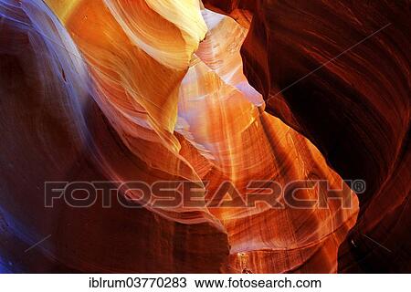 "Yellow-red sandstone formations, Upper Antelope Canyon, near Page, Arizona, USA" View Large Photo Image Stock Image - "Yellow-red sandstone formations, Upper Antelope Canyon, near Page, Arizona, USA". Fotosearch