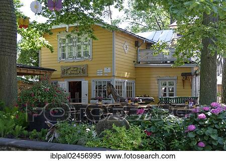"Yellow wooden house, Jomas iela, Jurmala, Latvia, Baltic states, Europe" View Large Photo Image Stock Photography - "Yellow wooden house, Jomas iela, Jurmala, Latvia, Baltic states, Europe". Fotosearch