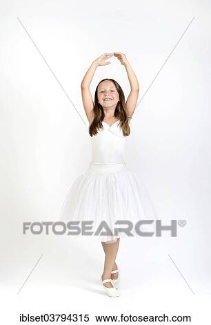 Stock Photography - Young ballerina wearing a tutu. Fotosearch