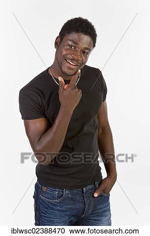 Young black man View Large Photo Image Stock Image - Young black man. Fotosearch