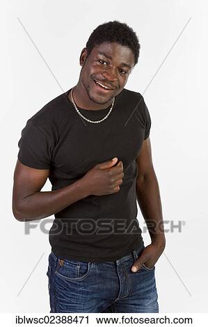 Young black man View Large Photo Image Stock Image - Young black man. Fotosearch
