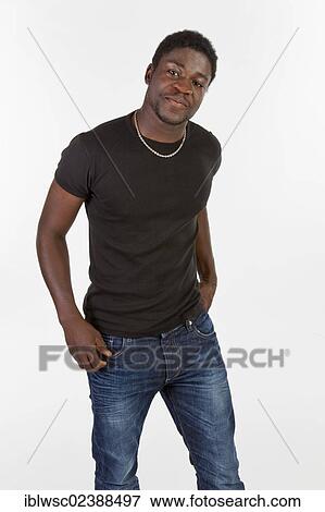 Young black man View Large Photo Image Stock Photo - Young black man. Fotosearch