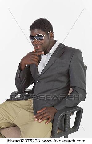 Young black man with sunglasses View Large Photo Image Stock Image - Young black man with sunglasses. Fotosearch