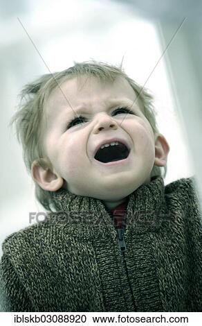 Young boy shouting View Large Photo Image Stock Image - Young boy shouting. Fotosearch