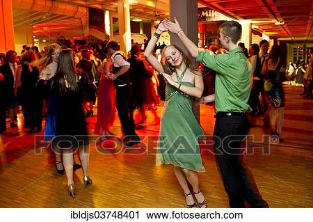 "Young couple dancing at the prom of a dance school, Germany, Europe" View Large Photo Image Stock Image - "Young couple dancing at the prom of a dance school, Germany, Europe". Fotosearch