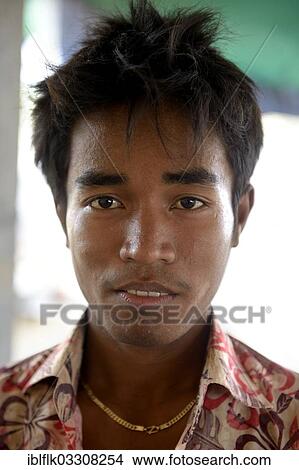 "Young man, portrait, Trapang Village, Bathi District, Takeo Province, Cambodia, Asia" View Large Photo Image Picture - "Young man, portrait, Trapang Village, Bathi District, Takeo Province, Cambodia, Asia". Fotosearch