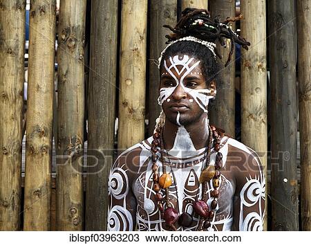 "Young man with Polynesian war paint, portrait, Berlin, Germany, Europe" View Large Photo Image Stock Image - "Young man with Polynesian war paint, portrait, Berlin, Germany, Europe". Fotosearch