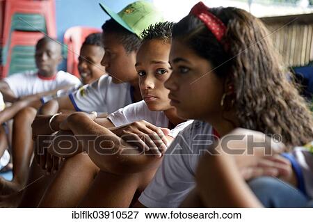 "Young people in a social project, Sao Goncalo, Niteroi, Rio de Janeiro State, Brazil, South America" View Large Photo Image Stock Photo - "Young people in a social project, Sao Goncalo, Niteroi, Rio de Janeiro State, Brazil, South America". Fotosearch