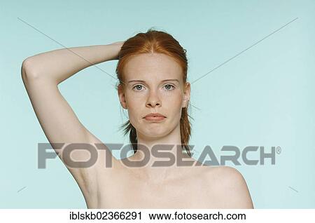 "Young red-haired woman, portrait" View Large Photo Image Stock Image - "Young red-haired woman, portrait". Fotosearch