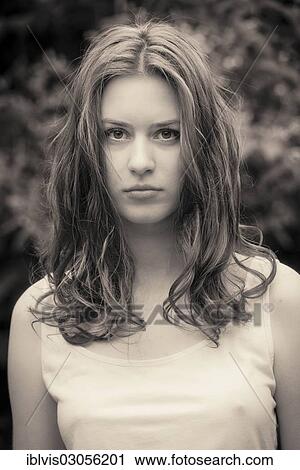 "Young woman, black and white portrait, Sweden, Europe" View Large Photo Image Stock Image - "Young woman, black and white portrait, Sweden, Europe". Fotosearch