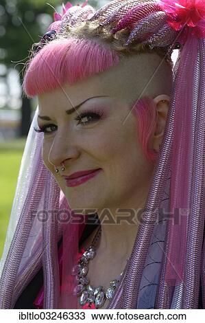 "Young woman in scene clothes, Wave-Gotik-Treffen festival, Leipzig, Saxony, Germany, Europe" View Large Photo Image Stock Image - "Young woman in scene clothes, Wave-Gotik-Treffen festival, Leipzig, Saxony, Germany, Europe". Fotosearch