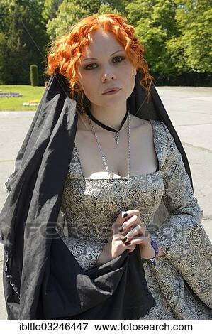 "Young woman in scene clothes, Wave-Gotik-Treffen, Leipzig, Saxony, Germany, Europe" View Large Photo Image Stock Photo - "Young woman in scene clothes, Wave-Gotik-Treffen, Leipzig, Saxony, Germany, Europe". Fotosearch