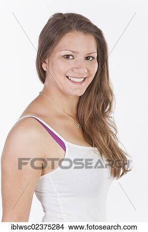 "Young woman, portrait" View Large Photo Image Picture - "Young woman, portrait". Fotosearch