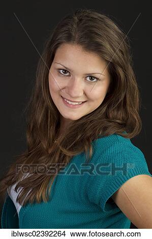 "Young woman, portrait" View Large Photo Image Picture - "Young woman, portrait". Fotosearch