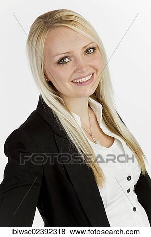 Stock Photo - "Young woman, portrait". Fotosearch