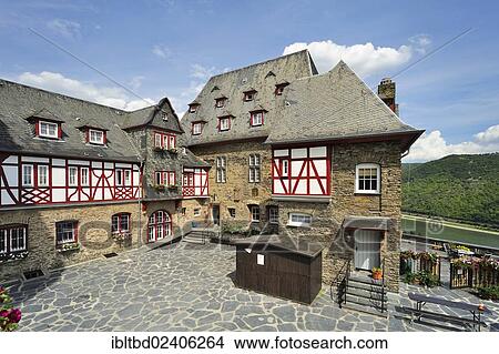 "Youth hostel and castle Burg Stahleck, Bacharach, UNESCO World Heritage Site, Rhineland-Palatinate, Germany, Europe" View Large Photo Image Picture - "Youth hostel and castle Burg Stahleck, Bacharach, UNESCO World Heritage Site, Rhineland-Palatinate, Germany, Europe". Fotosearch