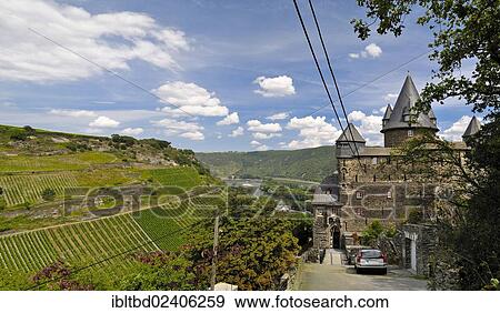 "Youth hostel and castle Burg Stahleck, Bacharach, UNESCO World Heritage Site, Rhineland-Palatinate, Germany, Europe" View Large Photo Image Stock Photo - "Youth hostel and castle Burg Stahleck, Bacharach, UNESCO World Heritage Site, Rhineland-Palatinate, Germany, Europe". Fotosearch