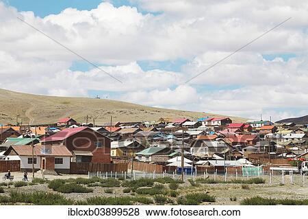 "Yurts and colorful houses in the Aimag centre of Arvaikheel, Ovorkhangai Province, Mongolia, Asia" View Large Photo Image Stock Photo - "Yurts and colorful houses in the Aimag centre of Arvaikheel, Ovorkhangai Province, Mongolia, Asia". Fotosearch