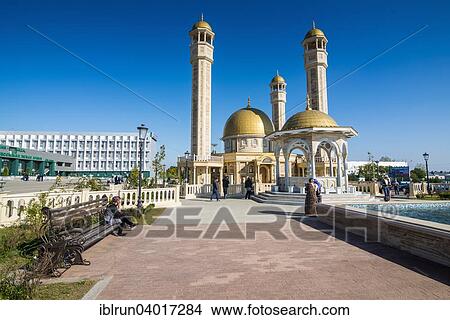 "Yusuf Sakkazova mosque, Grozny, Chechnya, Caucasus, Russia, Europe" View Large Photo Image Picture - "Yusuf Sakkazova mosque, Grozny, Chechnya, Caucasus, Russia, Europe". Fotosearch