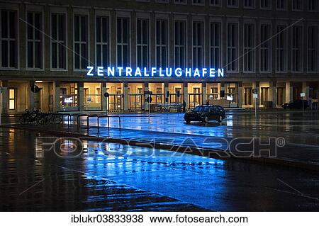 "Zentralflughafen, Tempelhof Airport, Berlin, Germany, Europe" View Large Photo Image Stock Photo - "Zentralflughafen, Tempelhof Airport, Berlin, Germany, Europe". Fotosearch