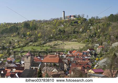"Ziegenhain village, above Fuchsturm tower, Jena, Thuringia, Germany, Europe" View Large Photo Image Stock Image - "Ziegenhain village, above Fuchsturm tower, Jena, Thuringia, Germany, Europe". Fotosearch