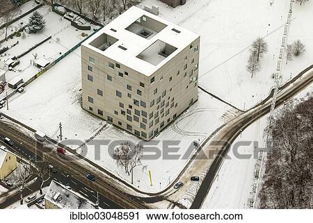 "Zollverein Cube or SANAA Building, university building on the site of the Zeche Zollverein Coal Mine Industrial Complex, UNESCO World Cultural Heritage Site, Katernberg, Essen, North Rhine-Westphalia, Germany, Europe" View Large Photo Image Stock Image - "Zollverein Cube or SANAA Building, university building on the site of the Zeche Zollverein Coal Mine Industrial Complex, UNESCO World Cultural Heritage Site, Katernberg, Essen, North Rhine-Westphalia, Germany, Europe". Fotosearch