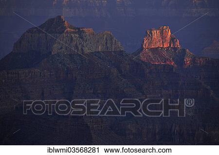 "Zoroaster Temple and Brahma Temple in the evening light, North Rim, Grand Canyon National Park, Arizona, United States, North America" View Large Photo Image Stock Image - "Zoroaster Temple and Brahma Temple in the evening light, North Rim, Grand Canyon National Park, Arizona, United States, North America". Fotosearch