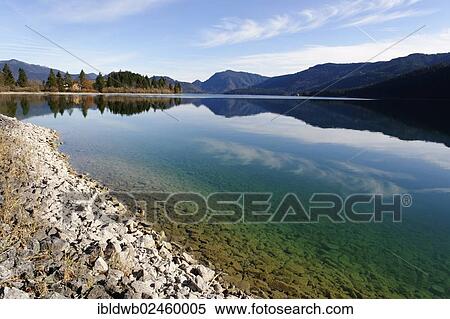 "Zwergern peninsula, lake Walchensee or Lake Walchen, Upper Bavaria, Bavaria, Germany, Europe" View Large Photo Image Stock Photography - "Zwergern peninsula, lake Walchensee or Lake Walchen, Upper Bavaria, Bavaria, Germany, Europe". Fotosearch